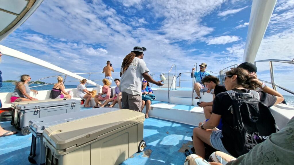 Bootsfahrt zur Rose Island Bahamas