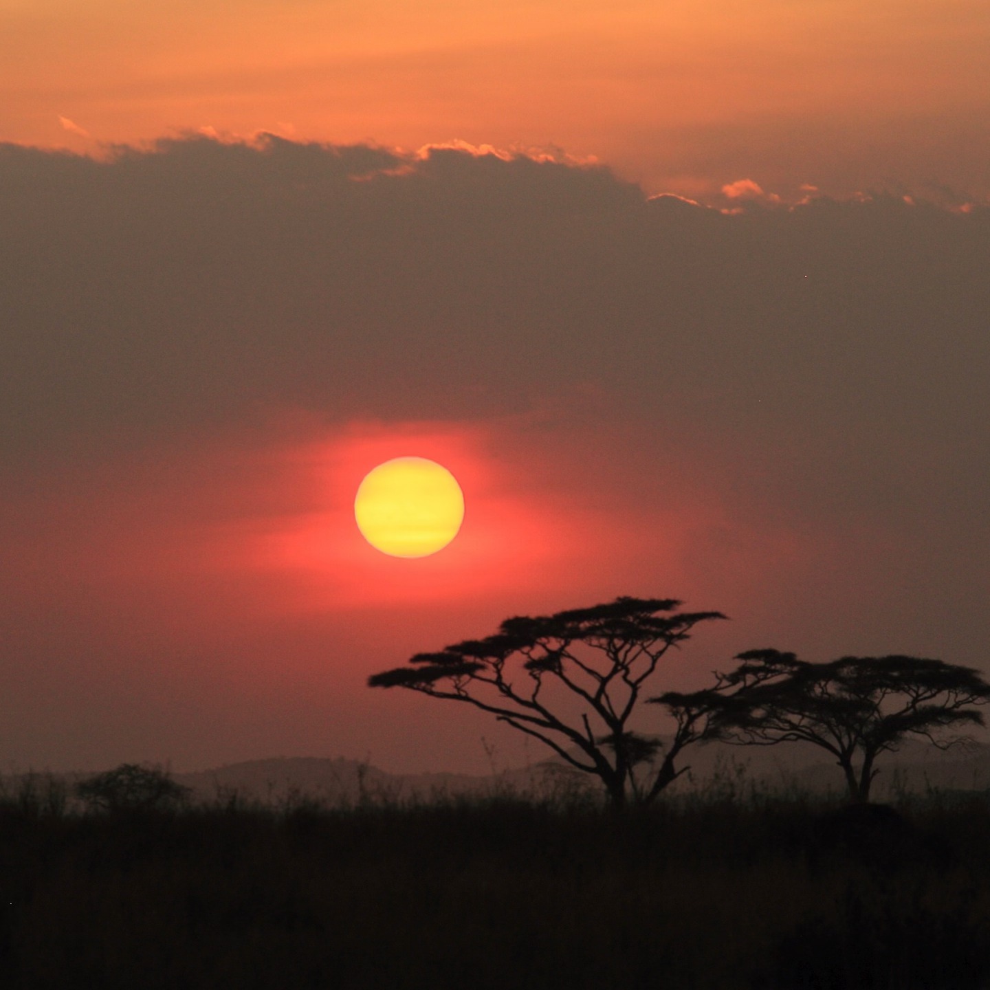 Sonnenuntergang Tansania