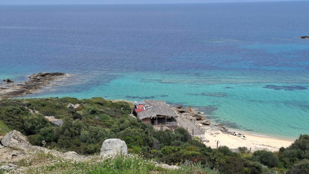 auf dem Weg zur Tigania Beach Bar im April 2026
